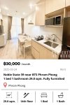 Noble State 39 near BTS Phrom Phong 29.8 sqm.