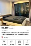 The Base Park Sukhumvit 77 near BTS On Nut 31 sqm.