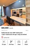 Noble Recole near MRT Sukhumvit 35 sqm. for rent