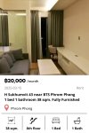 H Sukhumvit 43 near BTS Phrom Phong 38 sqm.