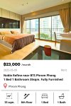Noble Refine near BTS Phrom Phong 35sqm.
