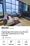 Knightsbridge Prime Sathorn near BTS Saint Louis 1 Bed 1 Bathrooms 37 m². Fully Furnished
