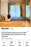 The Seed Musee Sukhumvit 26 near BTS Phrom Phong 1 Bed 1 Bath 44 m². Fully Furnished