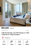 1-BR Serviced Apt. near BTS Thong Lor 1 Bed 1 Bath 65 m². Fully Furnished