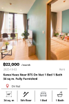 Kawa Haus Near BTS On Nut 1 Bed 1 Bath 34 sq m. Fully Furnished