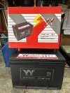 YY เบตเตอรี่  MFX-175R/L ขนาด 80Ah CCA620 สำหรับรถกระบะขนาด 2,500-2,700CC