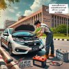 บริการเปลี่ยนแบตเตอรี่ Honda City ไฮบริด e:HEV หน้า ม.เกษตร ศรีราชา อ่าวอุดม