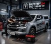 เปลี่ยนแบตเตอรี่รถยนต์ Isuzu d-max  นอกสถานที่อ่าวอุดม ร้านแบตเตอรี่อ่าวอุดม