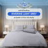 Fitted bed sheet, SYNDA RIVERINE LIGHT GREY