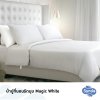 ผ้าปูที่นอนรัดมุม รุ่น MAGIC WHITE