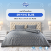 Fitted bed sheet, SHINING BLUE