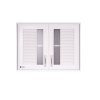 ตู้ลอยคู่ RZ-222 สีขาว