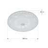 Ceiling Lamp MODEL 04-SL-8530-500 White