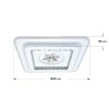 Ceiling Lamp MODEL 04-SL-8532-480 White/Snowflake