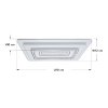 Ceiling Lamp MODEL 04-SL-8535-1100 White