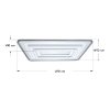Ceiling Lamp MODEL 04-SL-8536-1100 White
