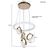 Pendant Lamp MODEL 05-SL-1401-FGD-120W (LED 120W) French Gold