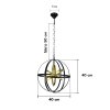 Hanging Lamp MODEL 05-SL-6109-1 (E27x1) Black