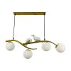 Hanging Lamp MODEL 06-PL-20903-4 (E27x4) Gold/White