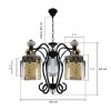 Pendant Lamp MODEL 06-SL-1209-5-LED 6W (E27x5/ LED 6W) Black