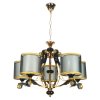 Pendant Lamp MODEL 06-SL-1211-5 (E27x5) Gold/Black