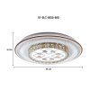 Ceiling Lamp MODEL 04-SL-8529-500 (LED 72W) Silver/Clear/Gold