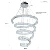 Chandelier Lamp MODEL 07-SL-1701-CH-800 (LED 268W) Chrome