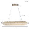 Pendant Lamp MODEL 07-SL-1703-FGD-800 (LED 70W) French Gold