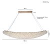 Pendant Lamp MODEL 07-SL-1704-FGD-1100 (LED 134W) French Gold