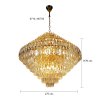 Crystal  Lamp MODEL 07-SL-19-750 (E27x24) Gold
