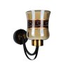 Wall Lamp MODEL 09-SL-6111-1 (E27x1) Black/ Gold