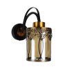 Wall Lamp MODEL 09-SL-6112-1 (E27x1) Black/ Gold