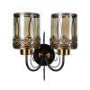 Wall Lamp MODEL 09-SL-6112-2 (E27x2) Black/ Gold