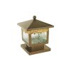 Outdoor gate lamp Model 12-O-3041/S/B300 (E27x1)  Flash Brown