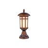 Outdoor gate lamp Model 12-O-8517F (E27x1)  Flash Brown