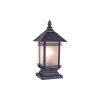 Outdoor gate lamp Model 12-O-8518F (E27x1)  Matte Black