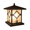 Outdoor gate lamp Model 12-O-860/S/250/GD (E27x1)  Flash Brown