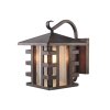 Outdoor Wall Lamp MODEL 12-O-910/W/GD (E27x1) Flash Brown