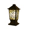 Outdoor gate lamp Model 12-O-998/S/CF (E27x1)  Flash Brown