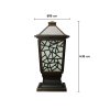 Outdoor gate lamp Model 12-O-998/S/CF (E27x1)  Flash Brown