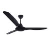 Ceiling Fan ABS Blade Model AC56-013B-BK 56" Black