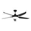 Lamp Ceiling Fan ABS Blade MODEL CASPER552-1L-BK SIZE 52"  Matte Black