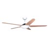 CEILING FAN ABS BLADES MODEL CASPER556-MAPLE+RC 56" White/Maple