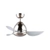 CEILING FAN ABS Blade MODEL CT33301-NL-MS SIZE 33"  Matte Silver