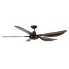 CEILING FAN ABS Blade MODEL CT56515-BR SIZE 56"  Brown