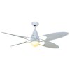 Lamp Ceiling Fan ABS Blade MODEL C S07-521 AWH SIZE 52"  White