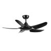 Ceiling Fan ABS Blade Model DC40-1013-5-NMBK 40" Matte black