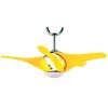 Lamp Ceiling Fan ABS Blade MODEL F420-5B-YL SIZE 42"  Yellow