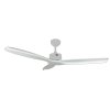 CEILING FAN Solid Wood Blade MODEL S-01-WH/WH 52" White/White