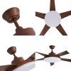 Lamp Ceiling Fan ABS Blade MODEL S-49-WD SIZE 46"  Wood